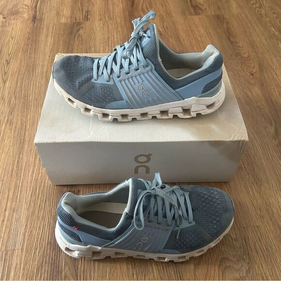 ON CLOUDSWIFT blue athletic training running lace up shoes sneakers women’s 6.5 - Picture 8 of 8